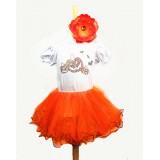AM17041-Halloween Pumpkin Girl Dress Up Gift Set